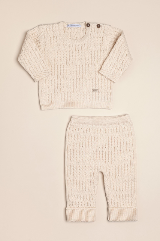 conjunto con trenzas braids crudo