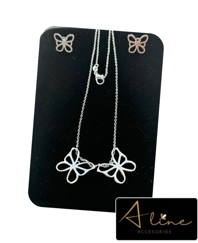 CONJUNTO PLATA MARIPOSA -31