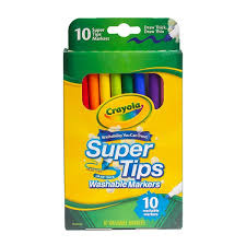 MARCADORES CRAYOLA LAVABLES SUPER TIPS CRAYOLA