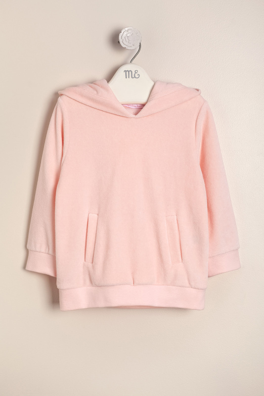 buzo de plush burdeos rosa