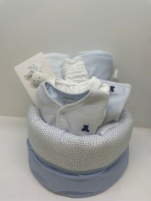 Set de nacimiento plush celeste