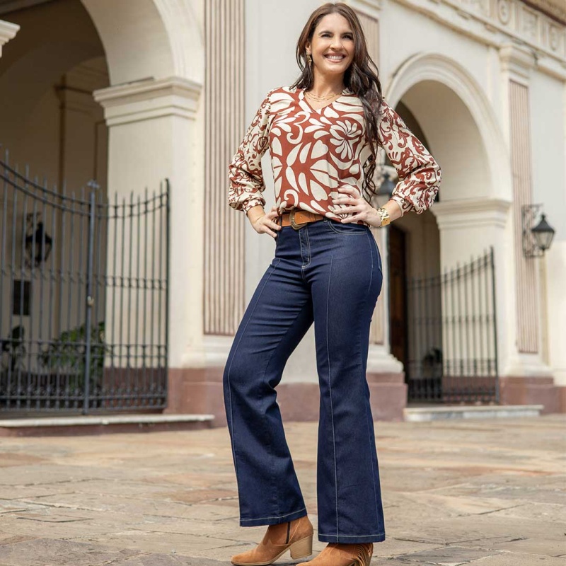 Pantalón Recto Jeans Cod.1250116