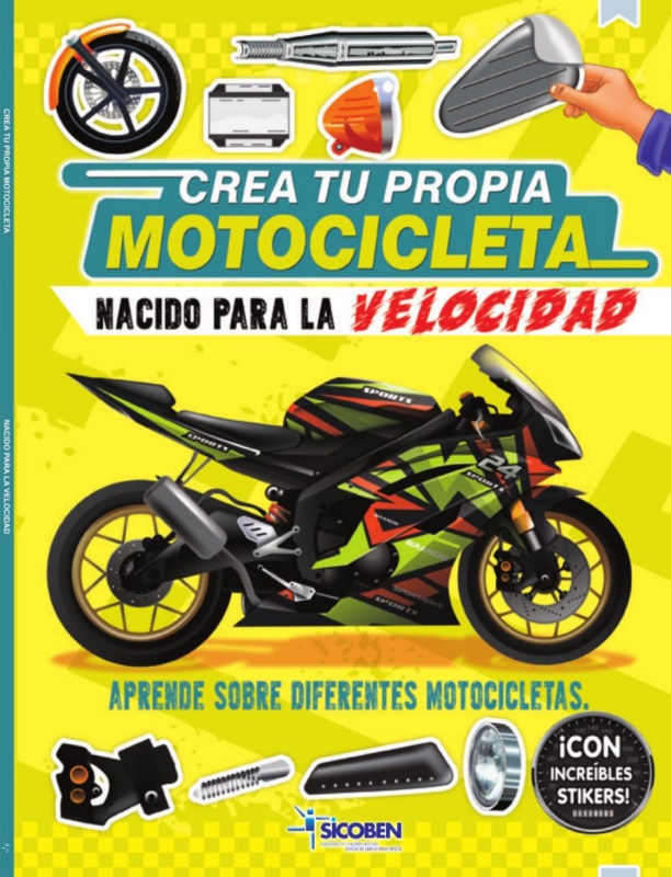 LIBRO DE ACTIVIDADES CREA TU PROPIA MOTOCICLETA / CAMIONES