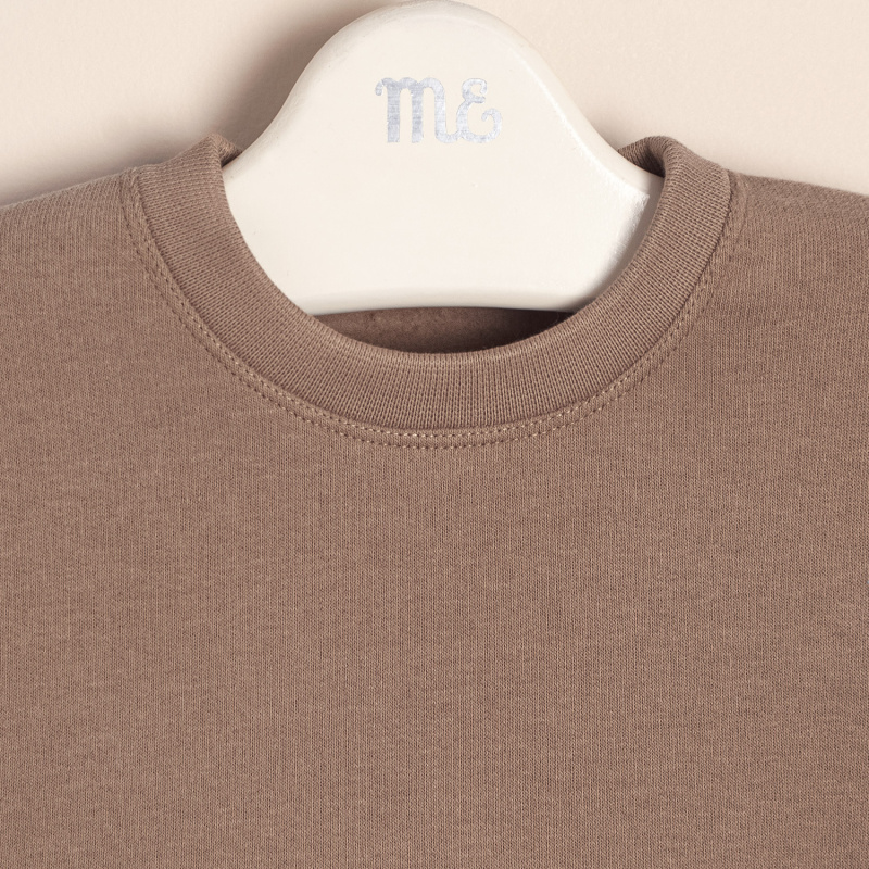 buzo de frisa bolsillo volado vison