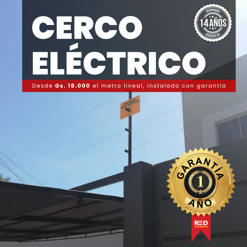 Cerca eléctrica 5 hilos