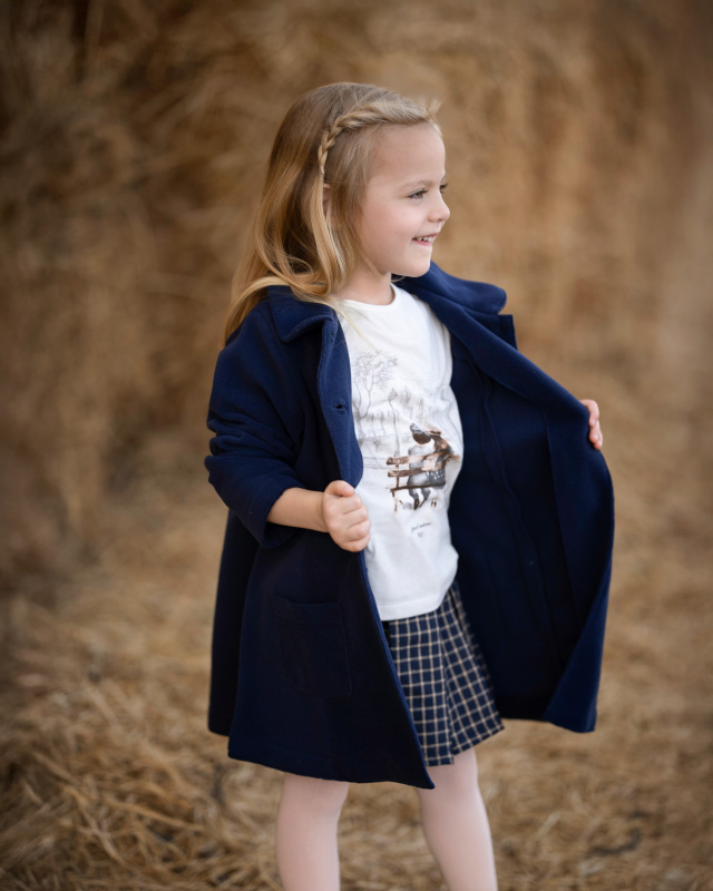 pollera tableado a cuadros wild