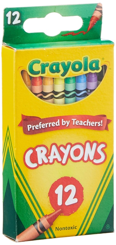 CRAYONES 12 COLORES CRAYOLA