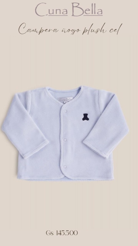 Set de nacimiento plush celeste