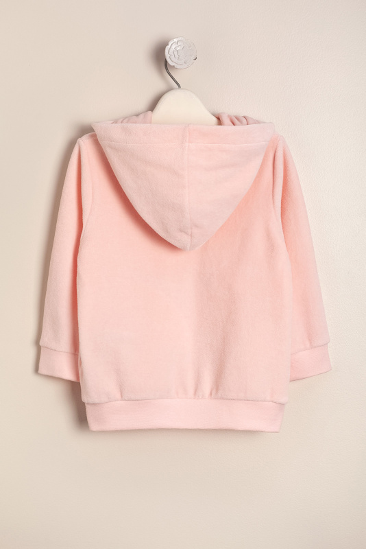 buzo de plush burdeos rosa