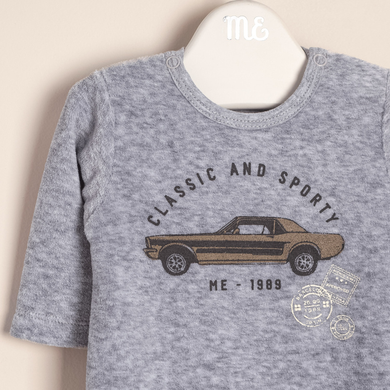 enterito plush classic and sporty gris