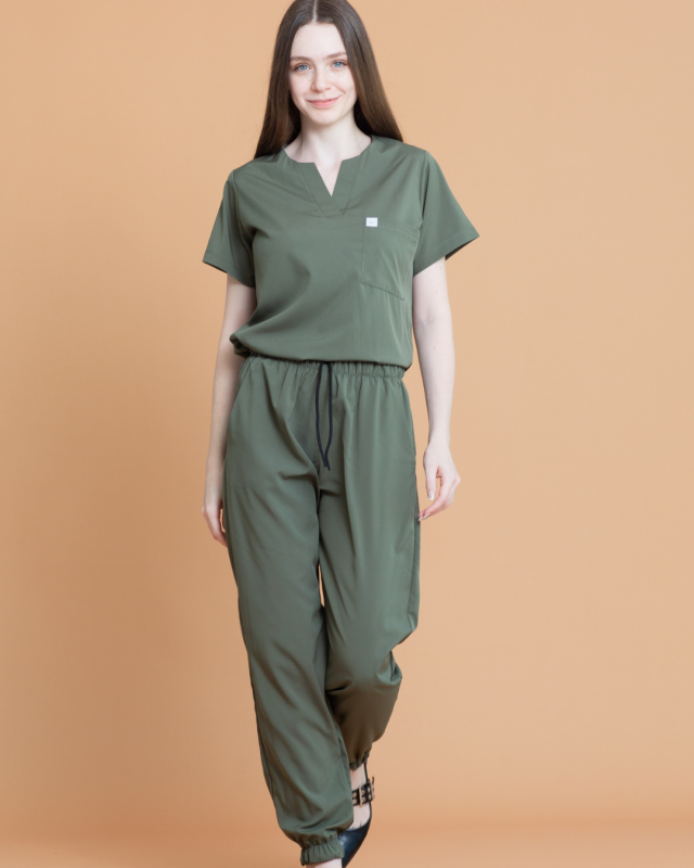 Ambos Victoria verde musgo