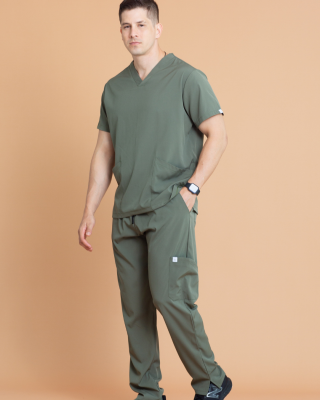 Ambos Mateo verde musgo