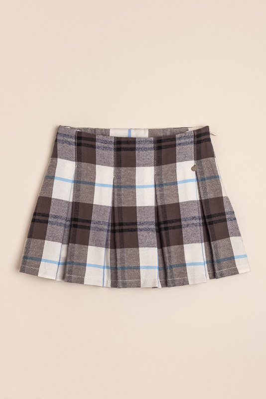 pollera escocesa tableada bond street