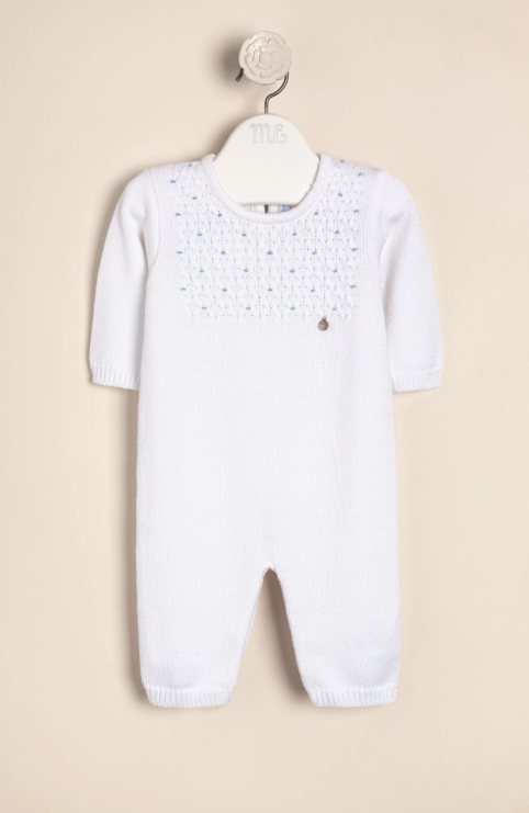 enterito de algodon bord bco/cel