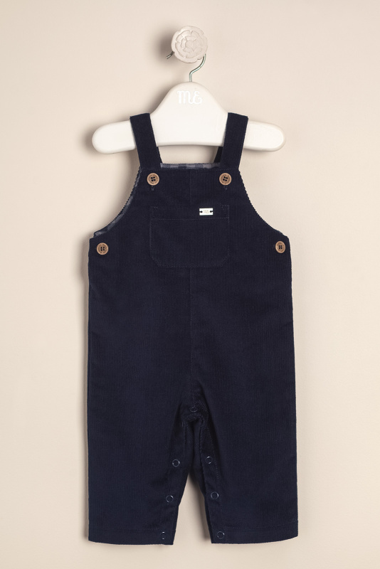 jardinero clasico corderoy lucas azul