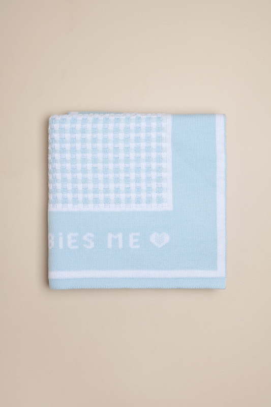 manta clasica celeste