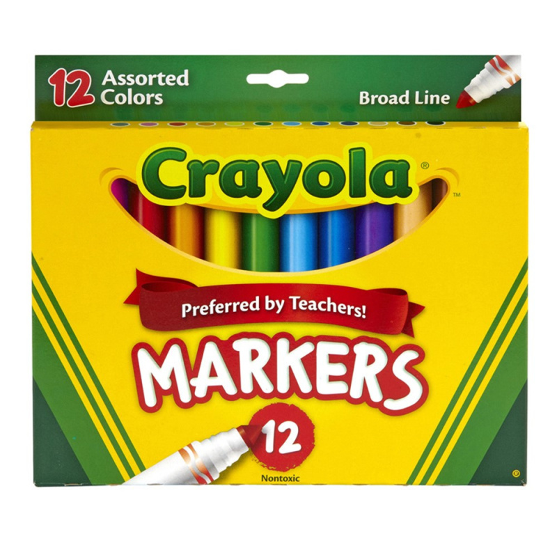MARCADORES CLASICO 12C LAVABLE CRAYOLA