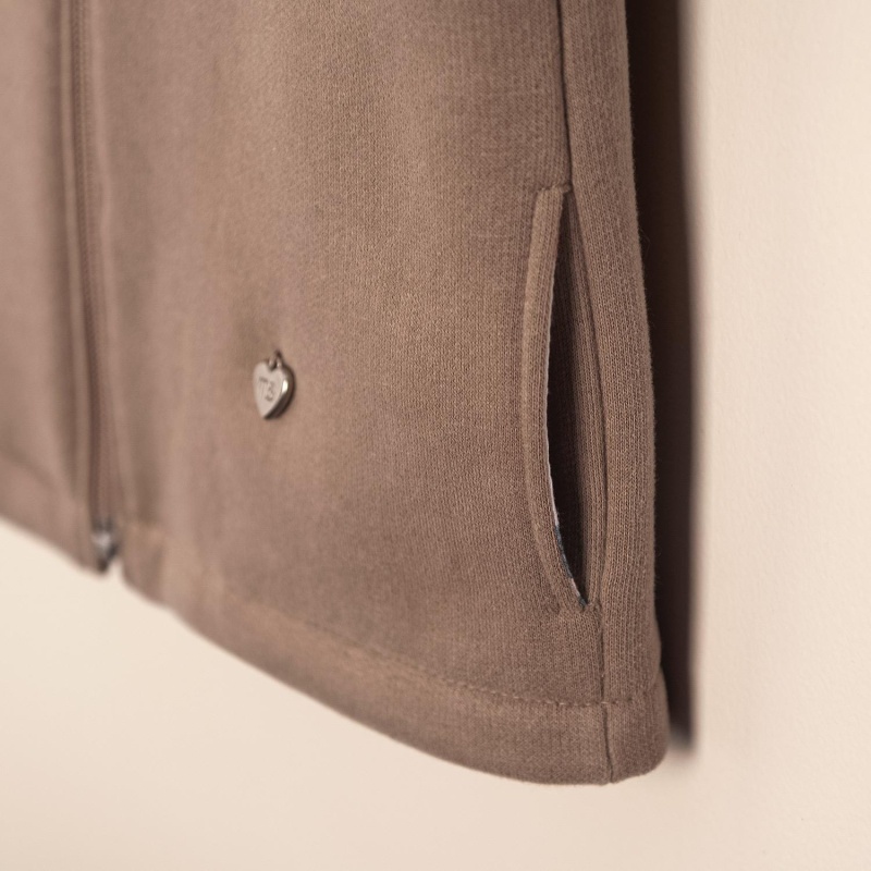 chaleco de frisa forrado cira vison