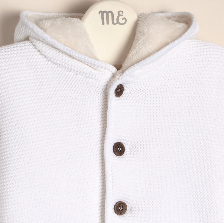 campera de santa clara pielcita blanco