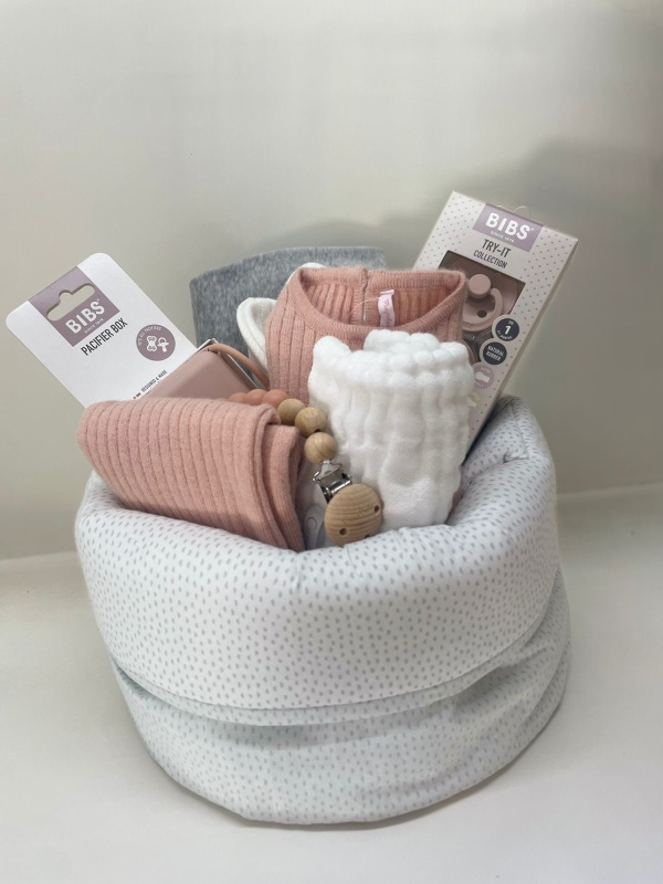 Set de nacimiento canelones rosa cal