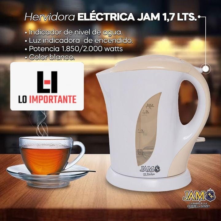 HERVIDORA ELECTRICA BLANCA 1,7 LTS