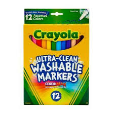 Marcadores Clásicos 12 Colores Lavables Crayola