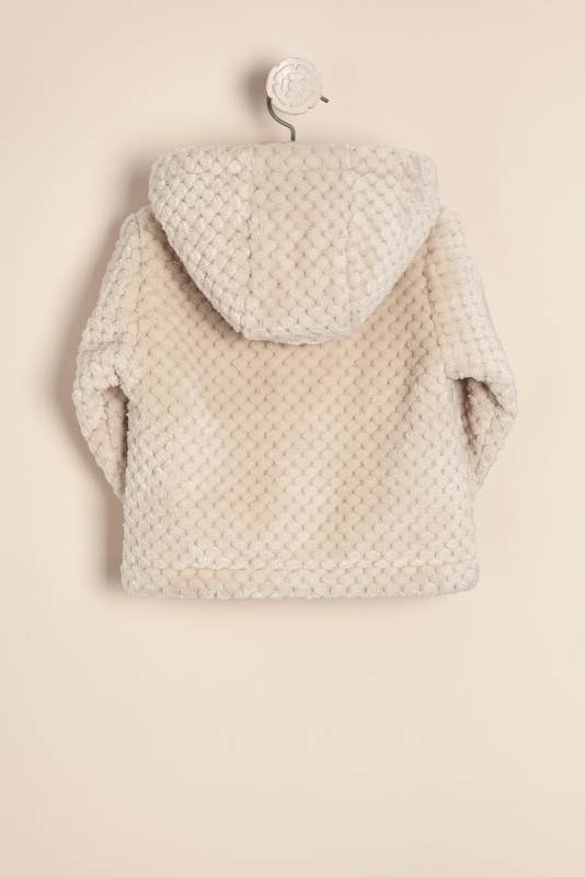 campera forrada pielcita flex beige