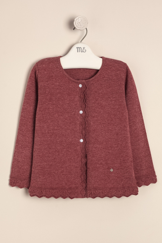 saco con doble volado bye granate