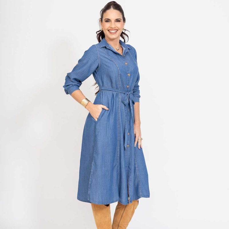 Vestido Jeans T/E Cod. 1250049