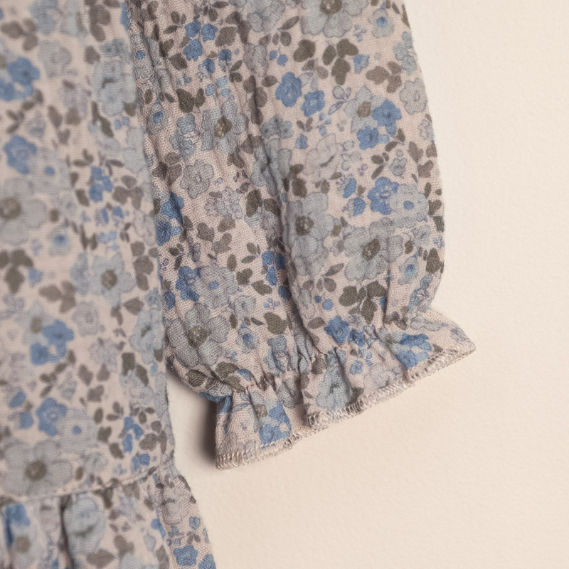 vestido gasa doble estamp carmela