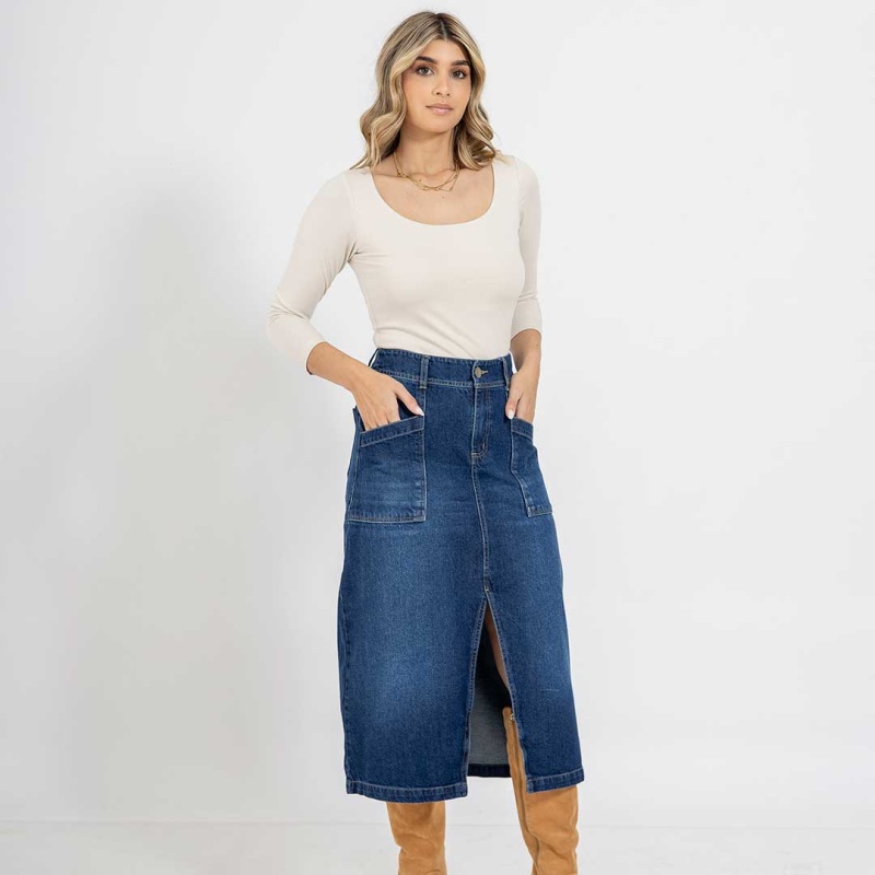 Pollera Jeans Cod. 1250104