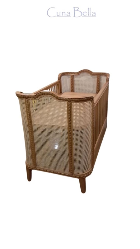 Cuna tallada con esterilla 1,30x70