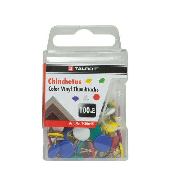 TALBOT CHINCHETAS COLORES 100UND