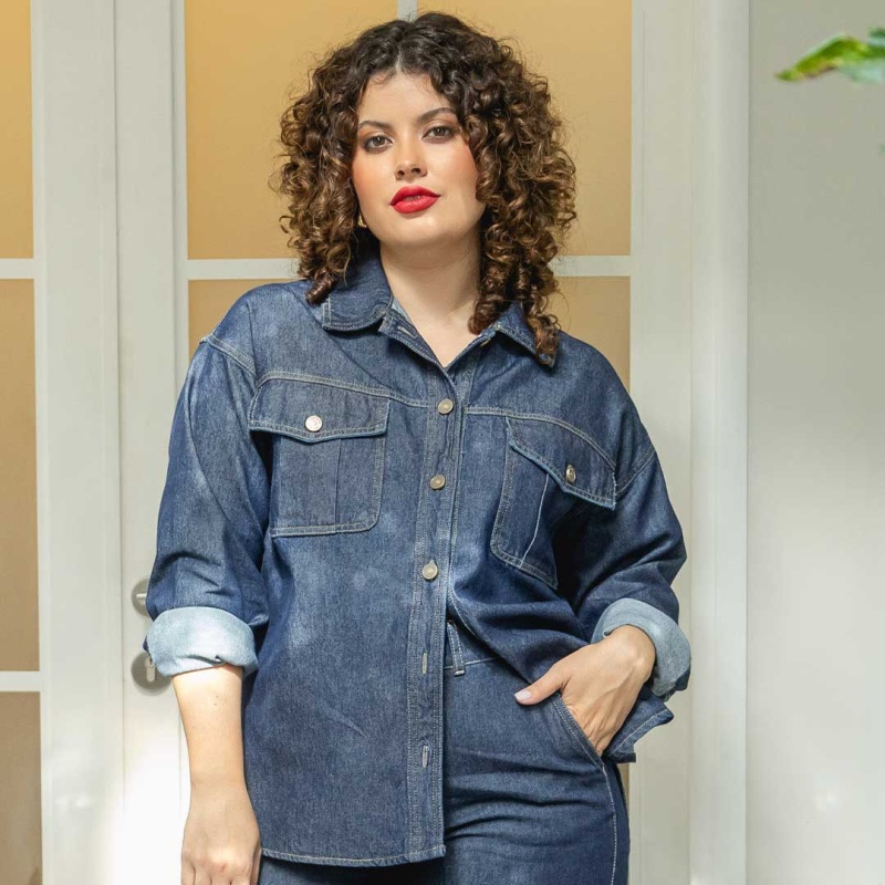 Camisa Jeans Shape Cod. 1250117