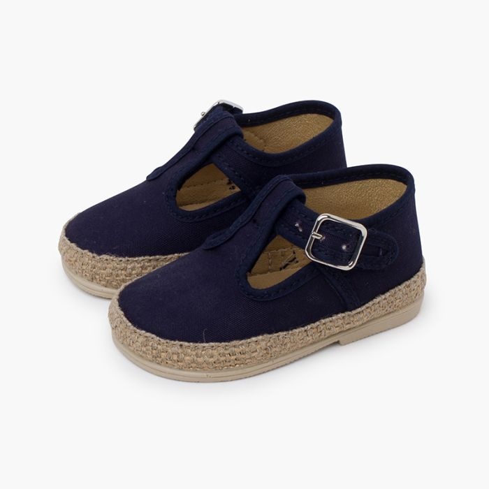 pepito bebe lino y yute hebilla azul