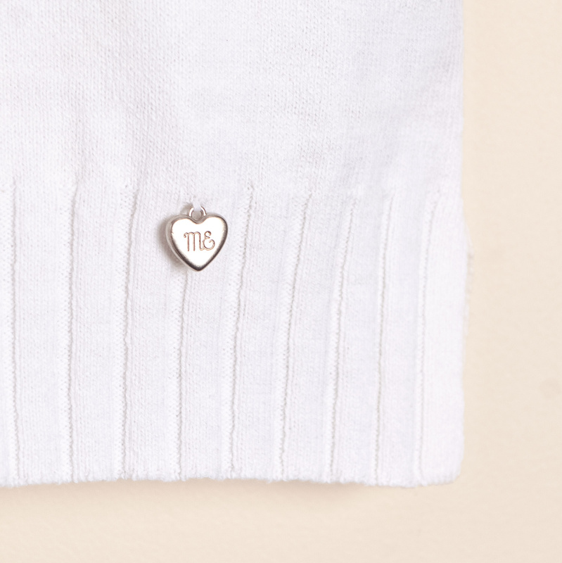 chaleco doble volado viole bl