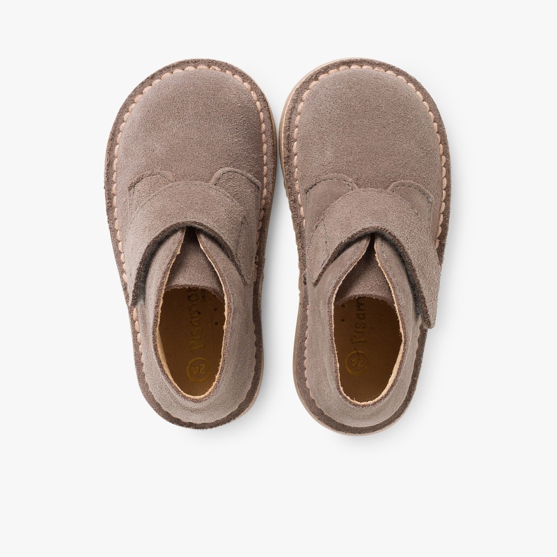 pisacacas niños bota safari gris