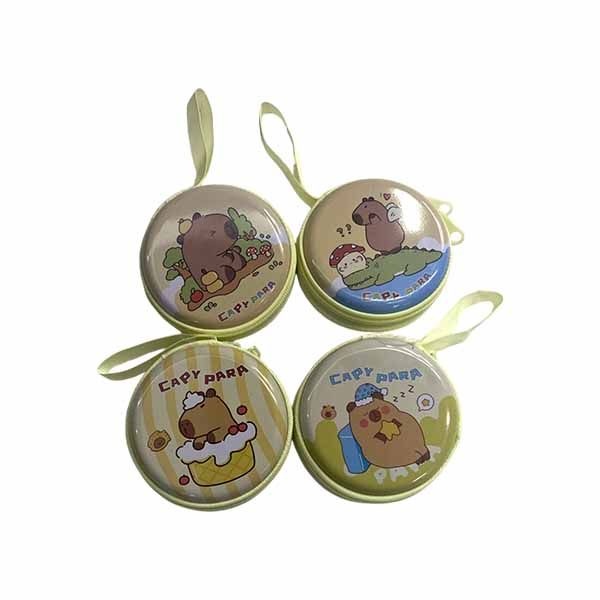 MONEDERO CAPIBARA VERDE Y AMARILLO