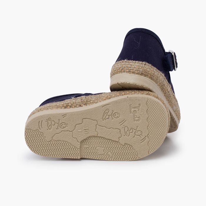 pepito bebe lino y yute hebilla azul