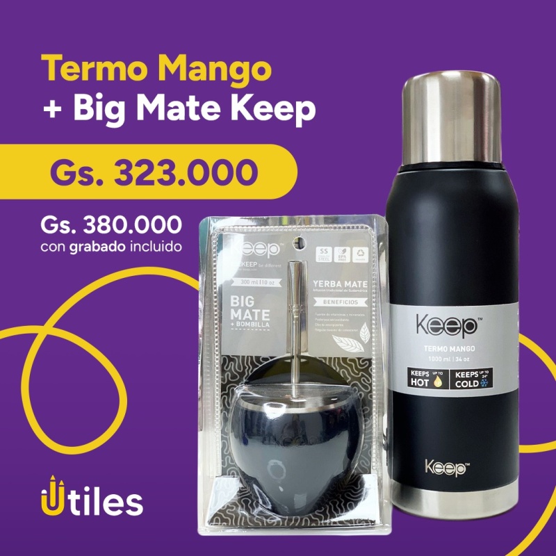 TERMO MANGO + BIG MATE KEEP