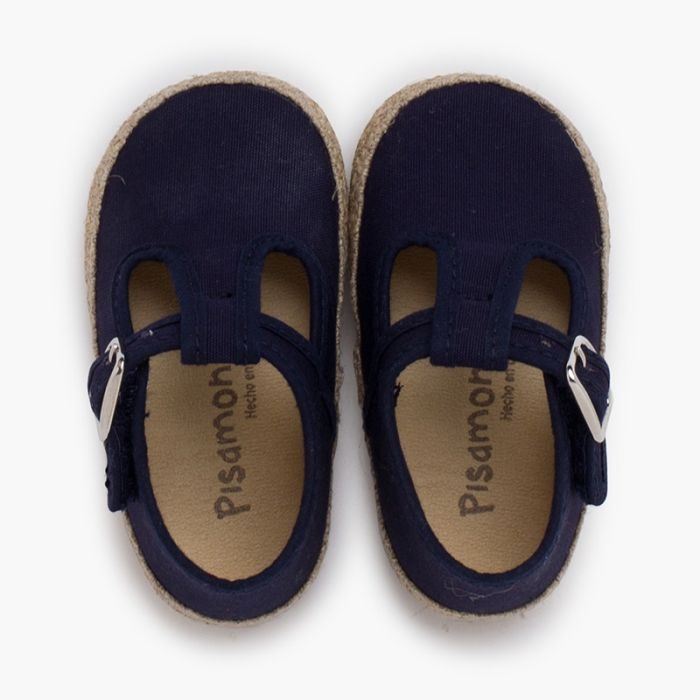 pepito bebe lino y yute hebilla azul