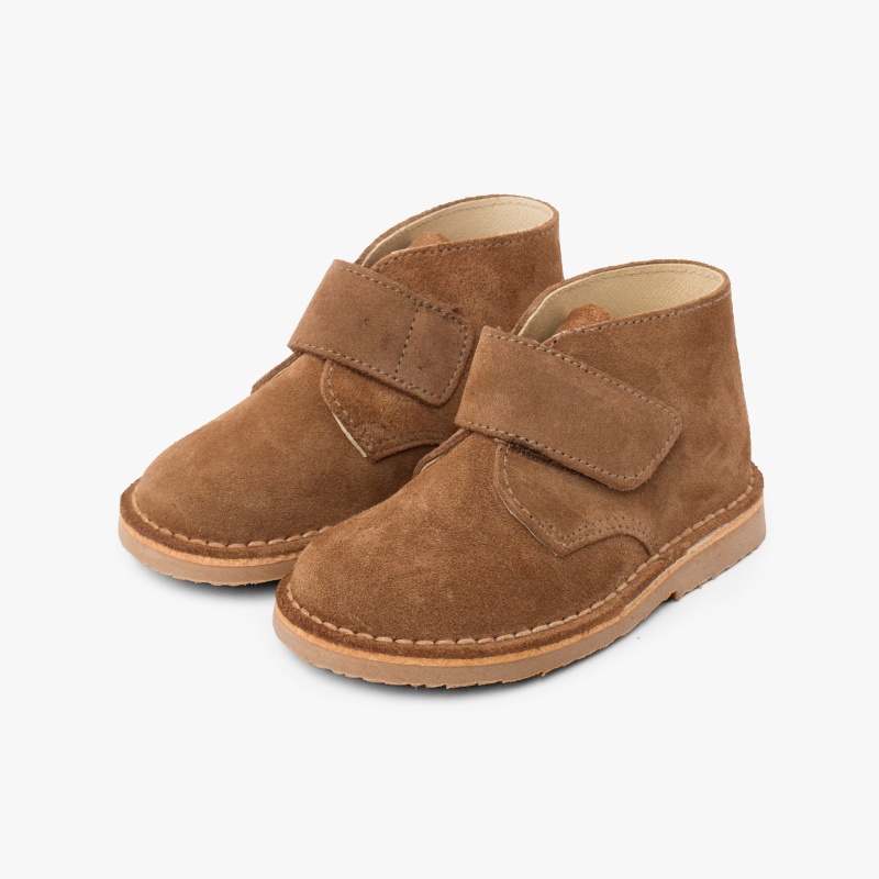 pisacacas niños bota safari topo