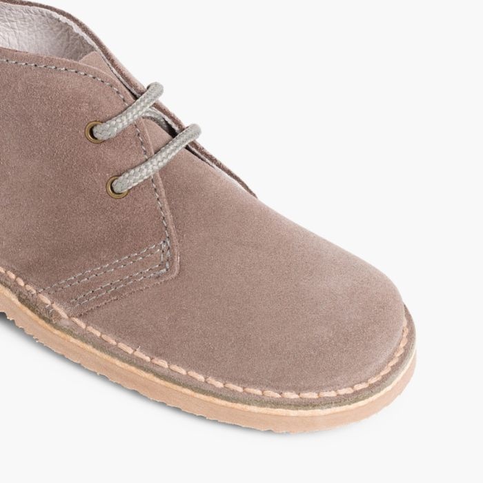 pisacacas niños botas safari cordones gris