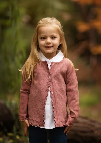 saco con doble volado bye granate