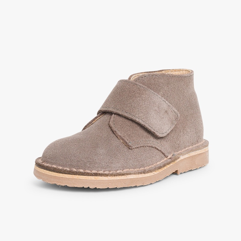 pisacacas niños bota safari gris