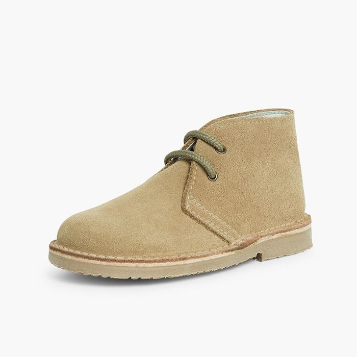 pisacacas niños botas safari cordones arena