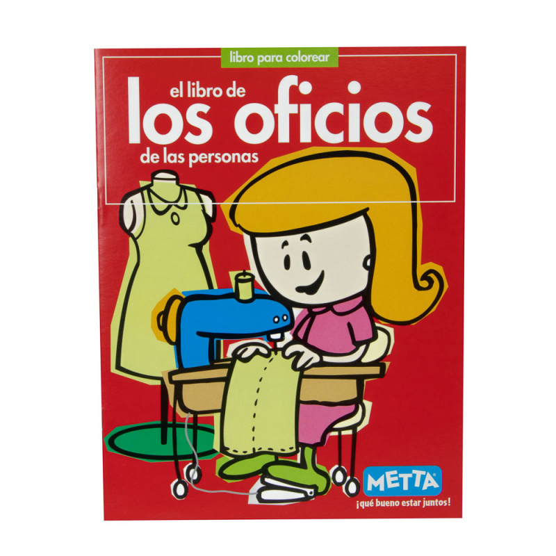 LIBRO PARA COLOREAR OFICIOS DISEÑOS VARIOS