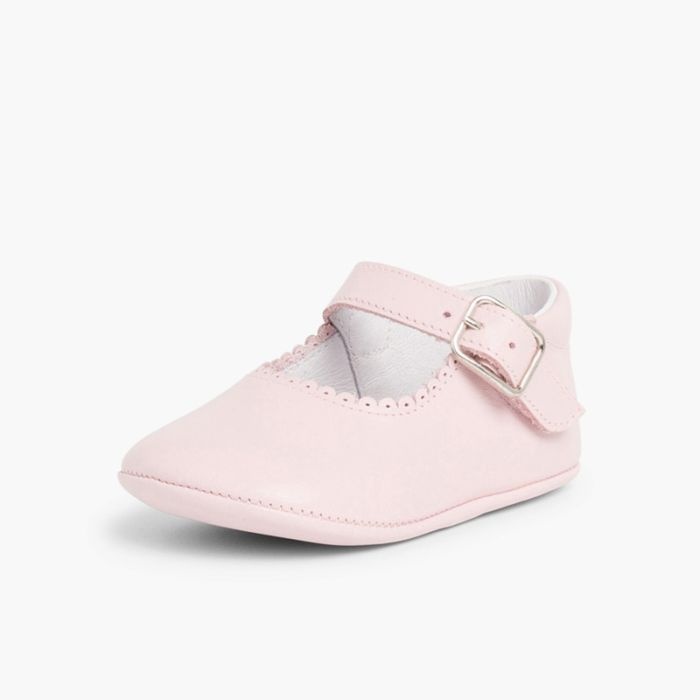 badanitas mercedita bebe piel hebilla rosa