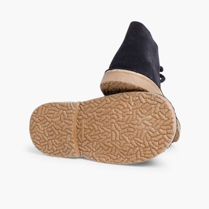 pisacacas niños botas safari cordones azul marino