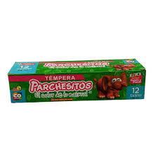 TEMPERA PARCHESITOS X12COLORES 22CC